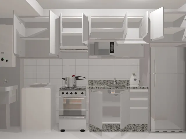 Apartamento com 71m² 2 quartos e 1 banheiro, para alugar, no bairro Vale dos Tucanos em Londrina