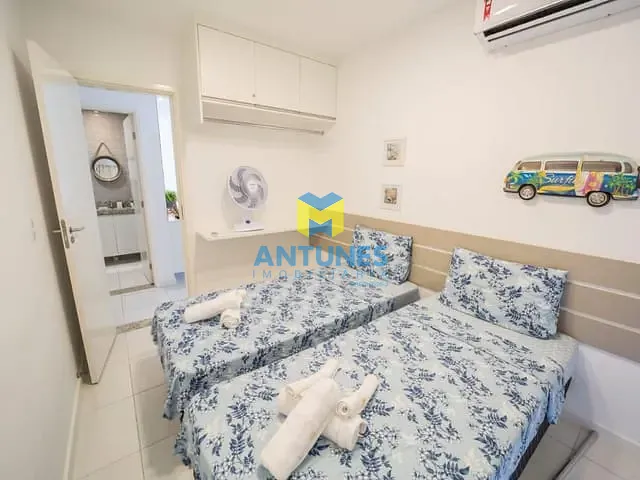 Apartamento com 58m² 2 quartos e 2 banheiros, à venda, no bairro Porto de Galinhas em Ipojuca