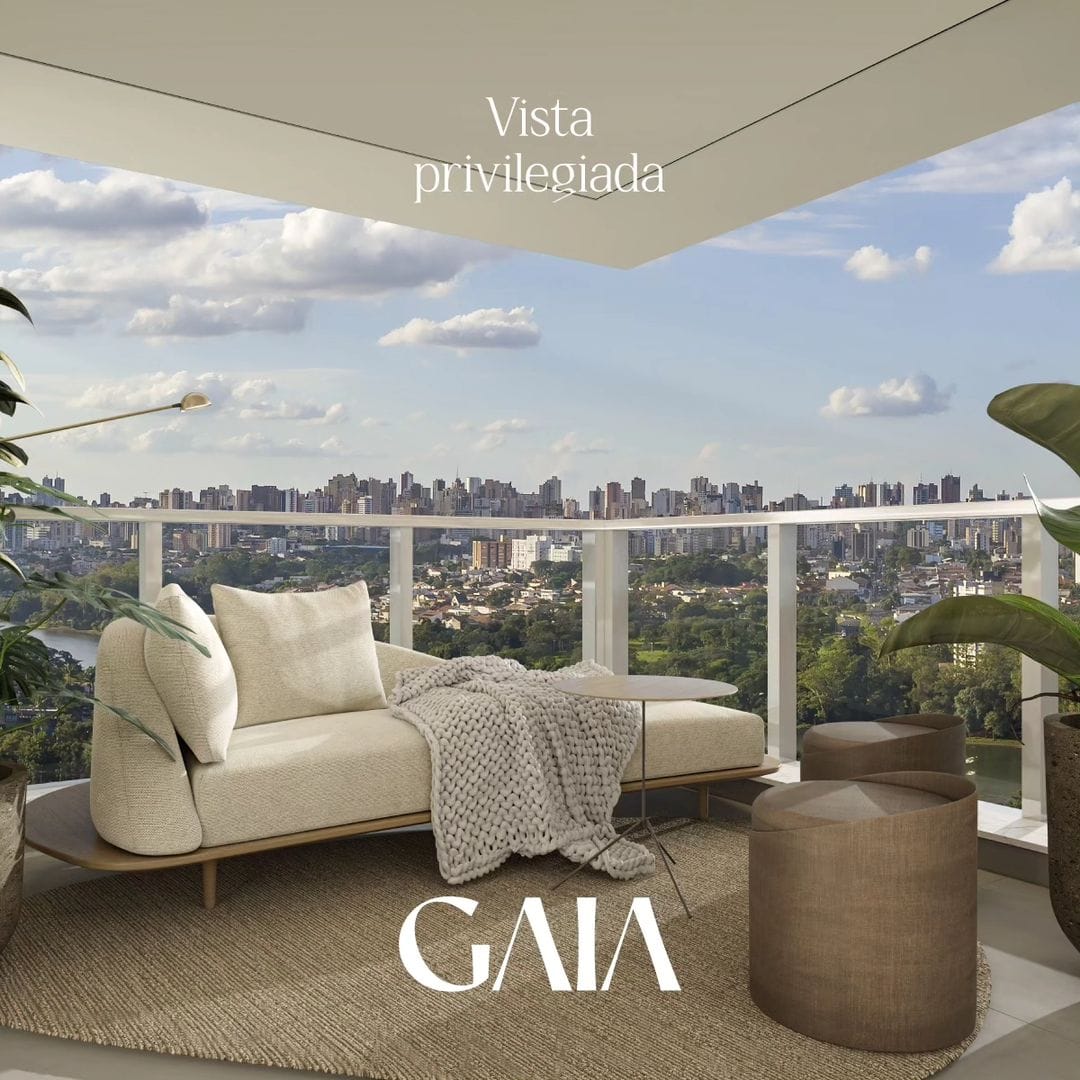 Perspectiva do Apartamento - Oportunidade Apartamento na planta à venda, Edifício Gaia, 198m² úteis, 3 suítes,3 vagas, elevador privativo, andar alto - Nova Prochet- Londrina Pr | Taive