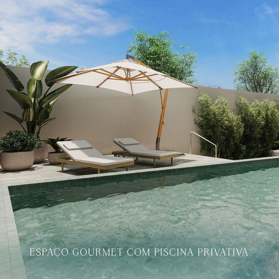 Perspectiva do Apartamento - Oportunidade Apartamento na planta à venda, Edifício Gaia, 198m² úteis, 3 suítes,3 vagas, elevador privativo, andar alto - Nova Prochet- Londrina Pr | Taive