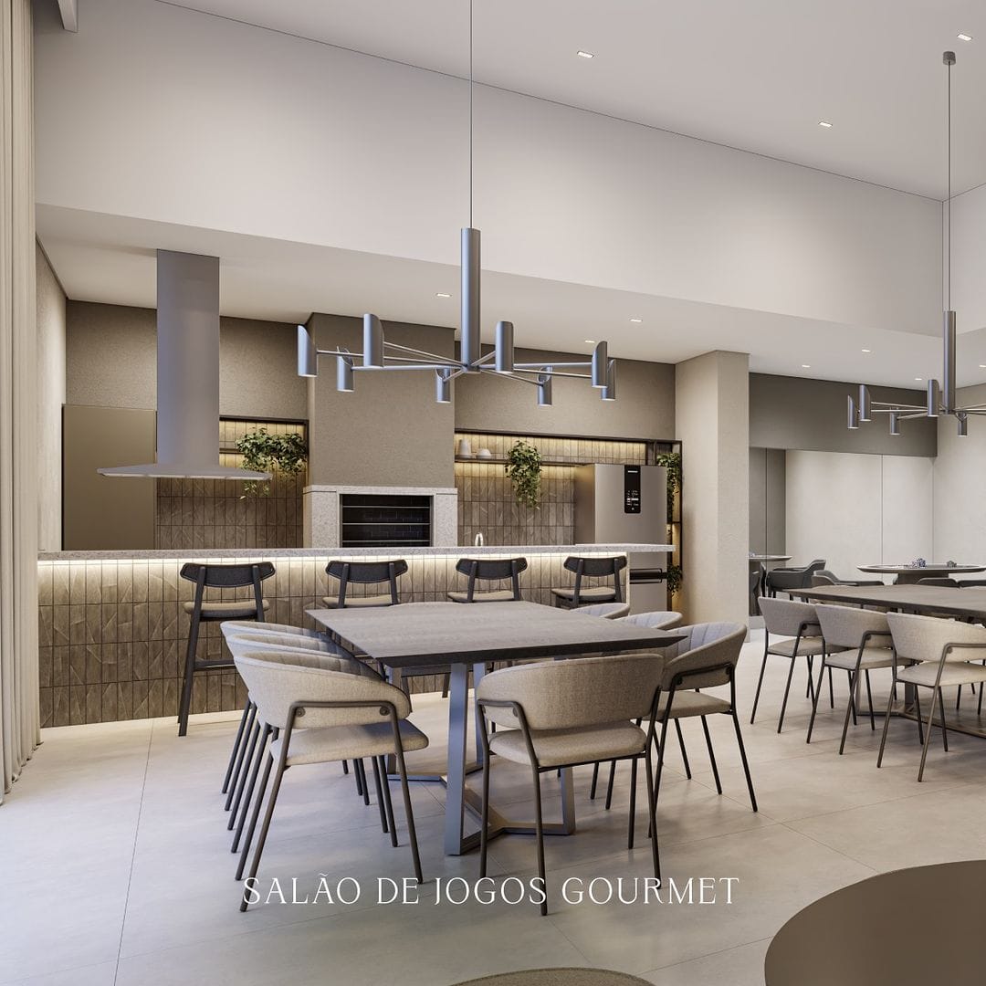 Perspectiva do Apartamento - Oportunidade Apartamento na planta à venda, Edifício Gaia, 198m² úteis, 3 suítes,3 vagas, elevador privativo, andar alto - Nova Prochet- Londrina Pr | Taive