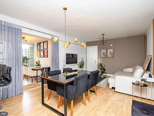 Apartamento com 94m² 3 quartos e 2 banheiros, à venda, no bairro Água Verde em Curitiba