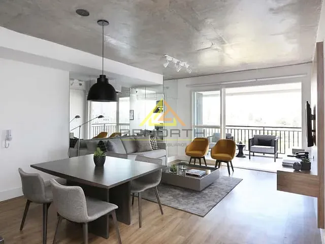 Apartamento com 70m² 1 quarto e 2 banheiros, para alugar, no bairro Cidade Monções em São Paulo