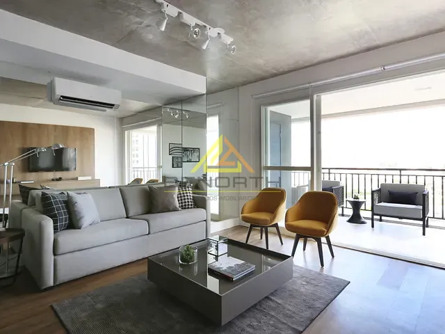 Apartamento com 70m² 1 quarto e 2 banheiros, para alugar, no bairro Cidade Monções em São Paulo