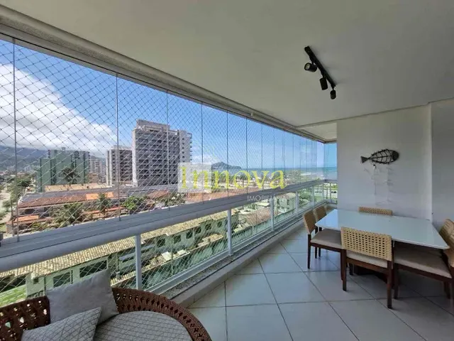 Apartamento com 116m² 3 quartos e 3 banheiros, à venda, no bairro Aruan em Caraguatatuba