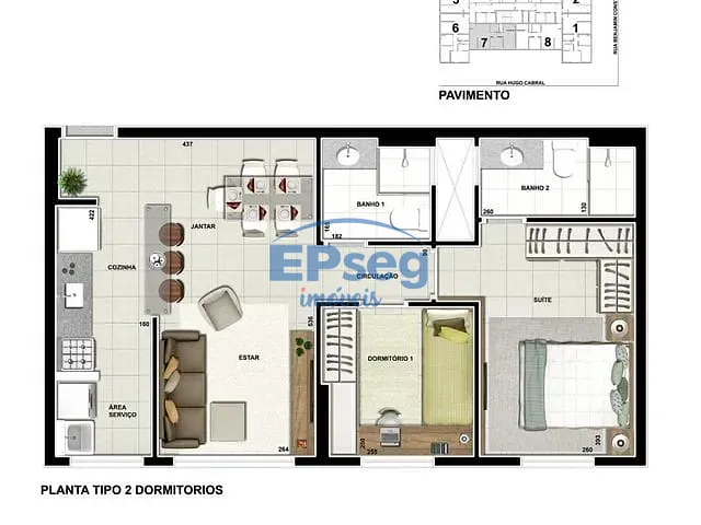 Apartamento com 101m² 2 quartos e 1 banheiro, à venda, no bairro Centro em Londrina