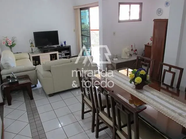 Apartamento com 107m² 2 quartos e 3 banheiros, à venda, no bairro Praia do Morro em Guarapari
