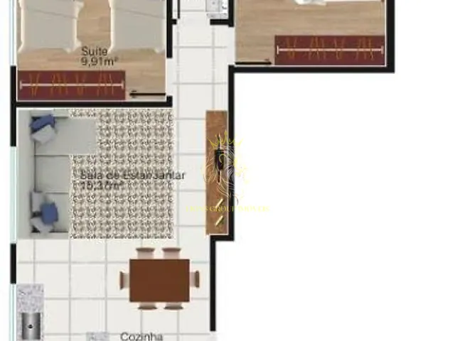 Apartamento 2 quartos e 3 banheiros, à venda, no bairro Centro em Camboriú