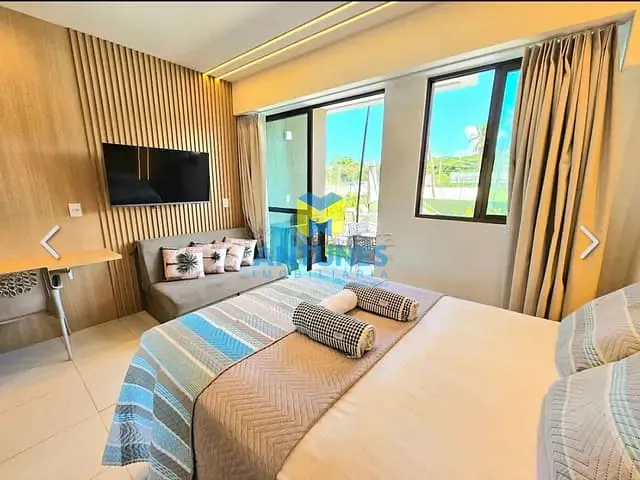Apartamento com 28m² 1 quarto e 1 banheiro, para alugar, no bairro Muro Alto em Ipojuca