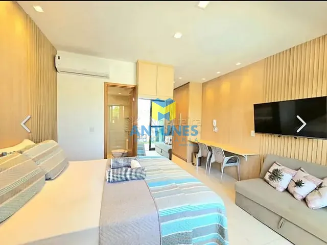 Apartamento com 28m² 1 quarto e 1 banheiro, para alugar, no bairro Muro Alto em Ipojuca
