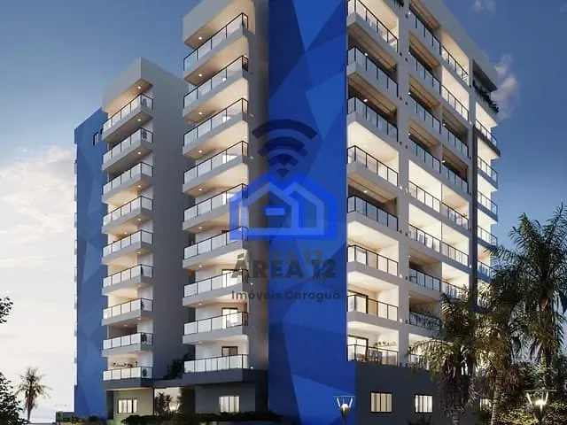 Apartamento com 55m² 1 quarto e 1 banheiro, à venda, no bairro Praia das Palmeiras em Caraguatatuba