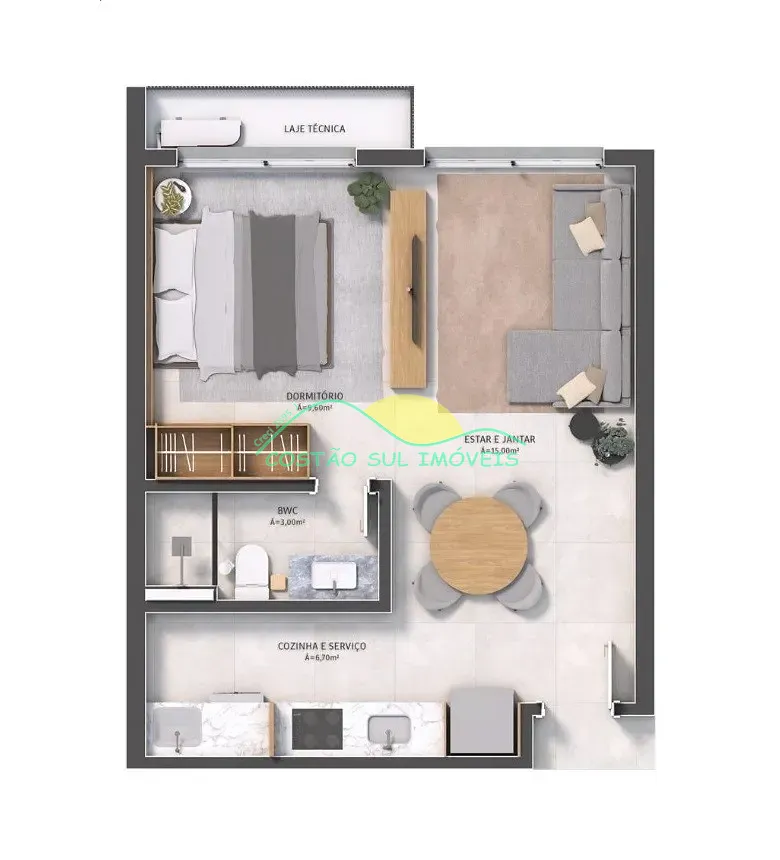 Apartamento, 1 quarto, 40 m² - Foto 22
