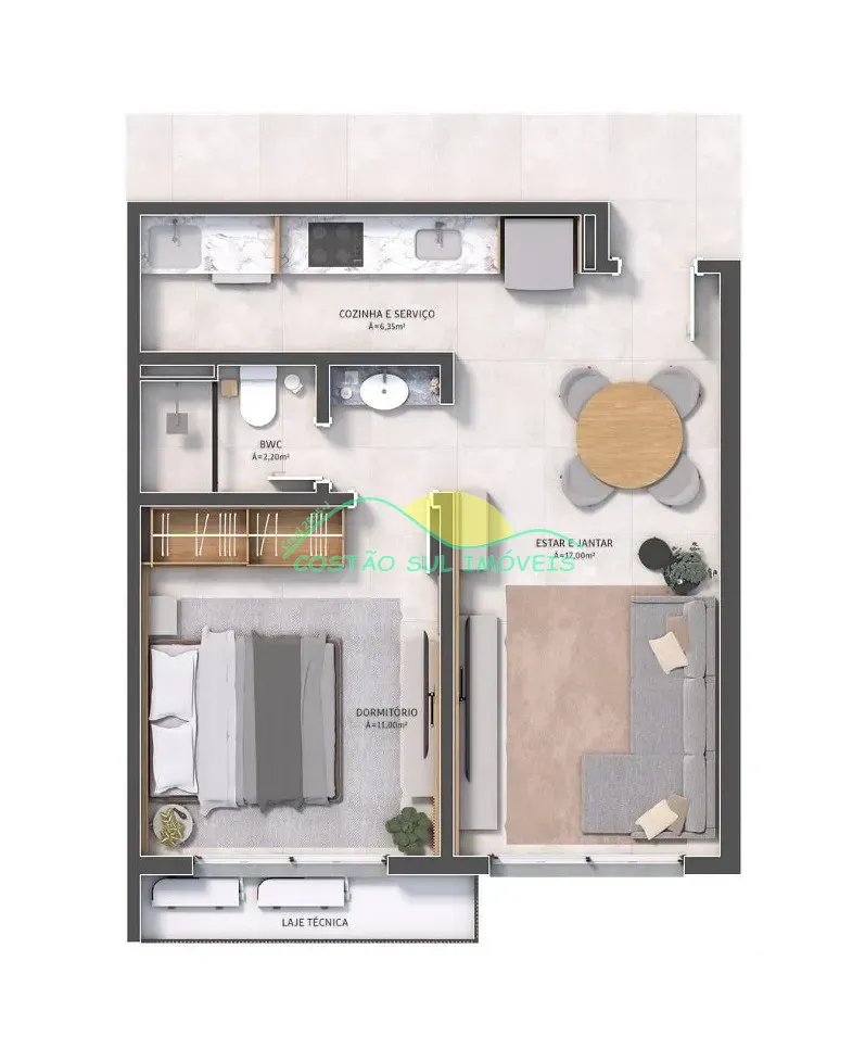 Apartamento, 1 quarto, 40 m² - Foto 23