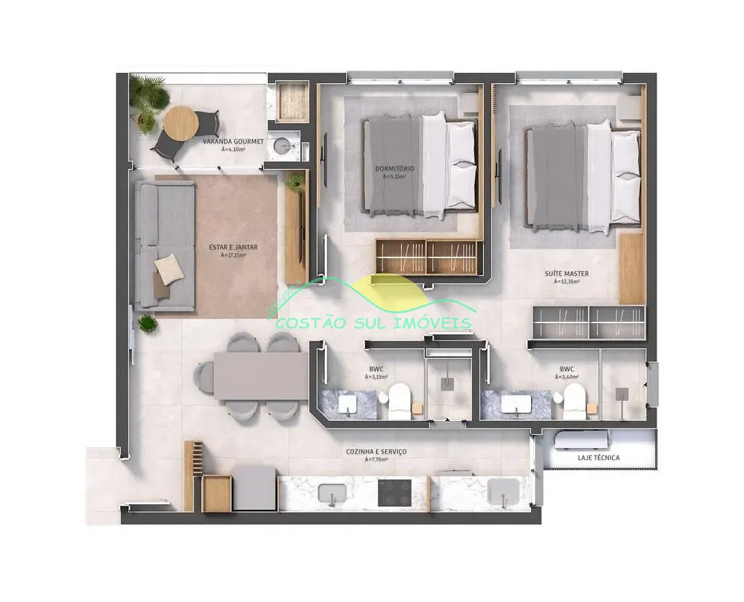 Apartamento, 1 quarto, 40 m² - Foto 24