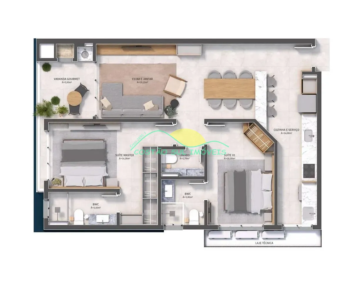 Apartamento, 1 quarto, 40 m² - Foto 25