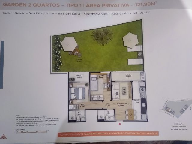 Foto do Apartamento - Apartamento Garden à Venda, Vila Isabel, Três Rios, RJ | Simão Pereira Imóveis