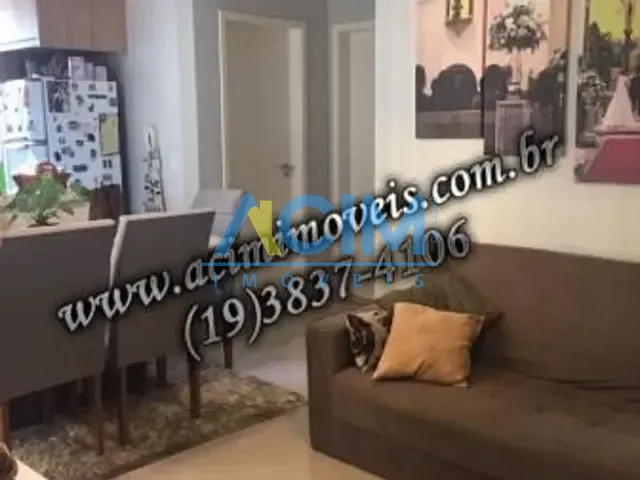 Apartamento 2 quartos e 1 banheiro, à venda, no bairro Jardim Novo II em Mogi Guaçu