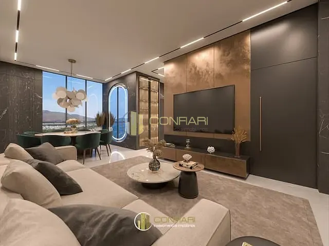 Apartamento com 150m² 3 quartos e 4 banheiros, à venda, no bairro Meia Praia em Itapema