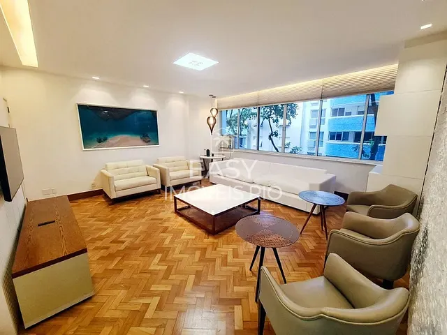 Apartamento com 136m² 3 quartos e 3 banheiros, à venda, no bairro Leblon em Rio de Janeiro