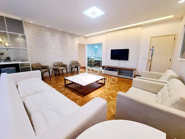 Apartamento com 136m² 3 quartos e 3 banheiros, à venda, no bairro Leblon em Rio de Janeiro