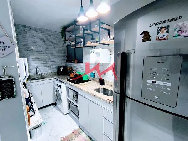 Apartamento com 57m² 2 quartos e 1 banheiro, à venda, no bairro Galo Branco em São Gonçalo