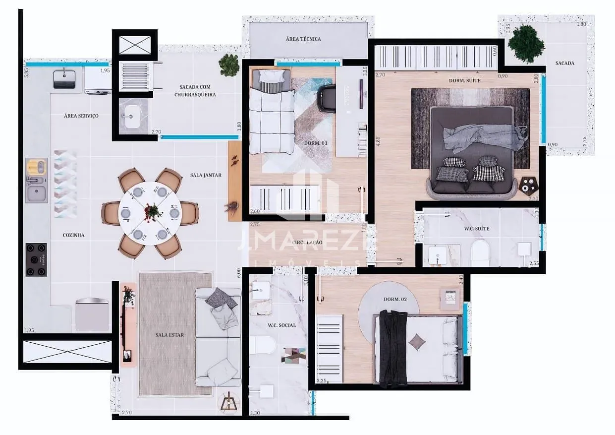 Apartamento, 2 quartos, 65 m² - Foto 11