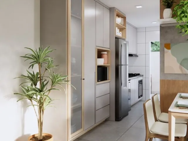 Apartamento 2 quartos e 2 banheiros, à venda, no bairro Campestre em Santo André