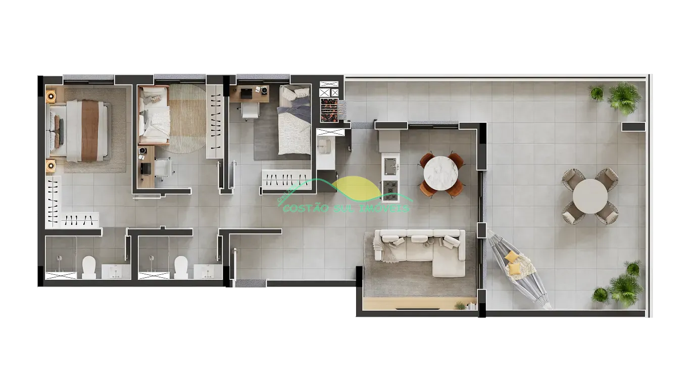 Apartamento, 2 quartos, 52 m² - Foto 33
