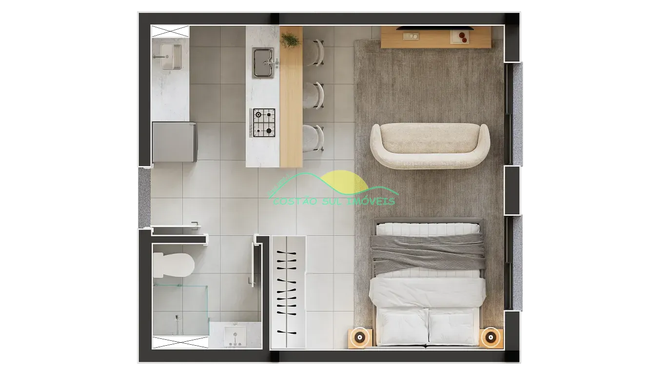 Apartamento, 2 quartos, 52 m² - Foto 22