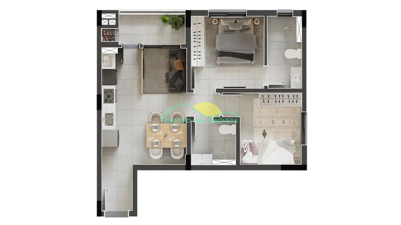 Apartamento, 2 quartos, 52 m² - Foto 24