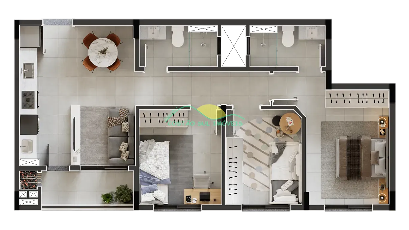 Apartamento, 2 quartos, 52 m² - Foto 25
