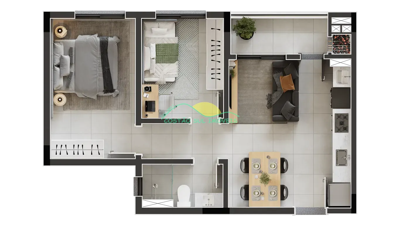 Apartamento, 2 quartos, 52 m² - Foto 26