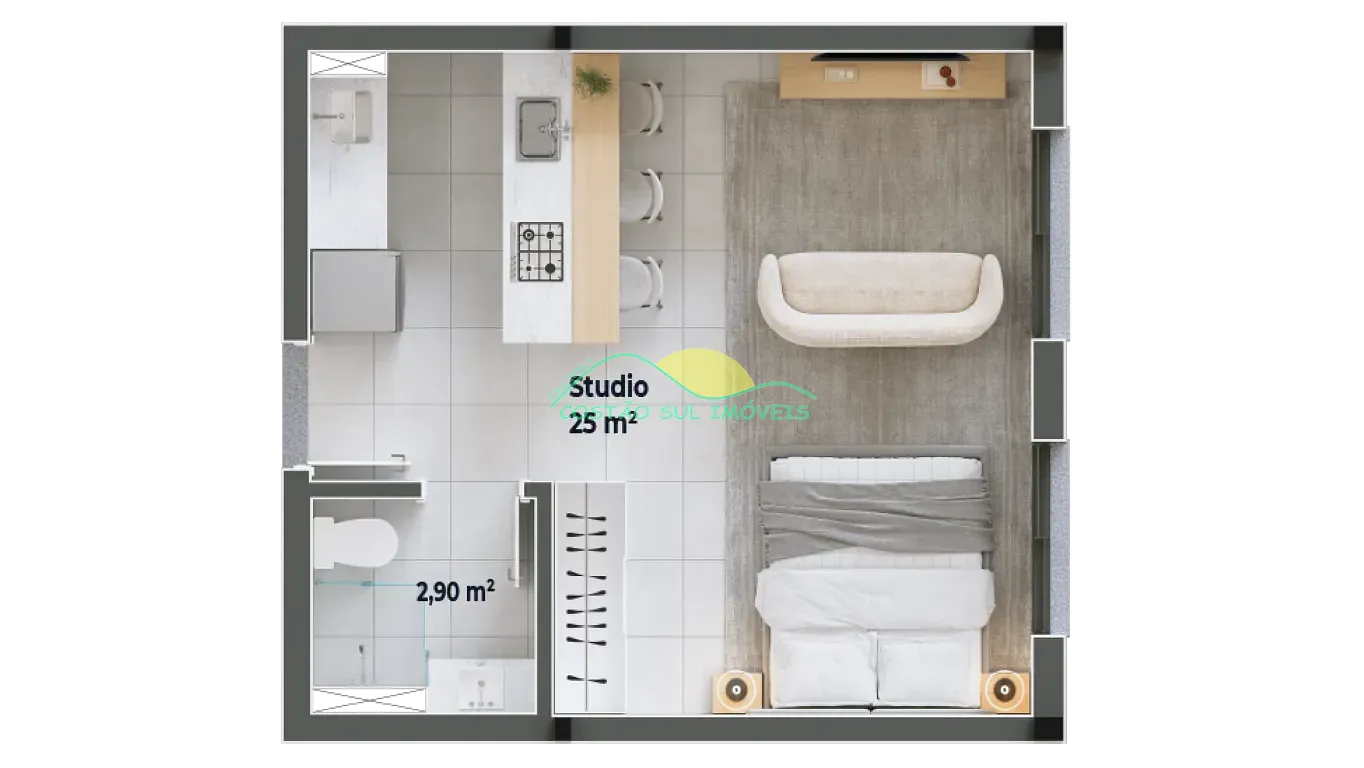 Apartamento, 2 quartos, 52 m² - Foto 35