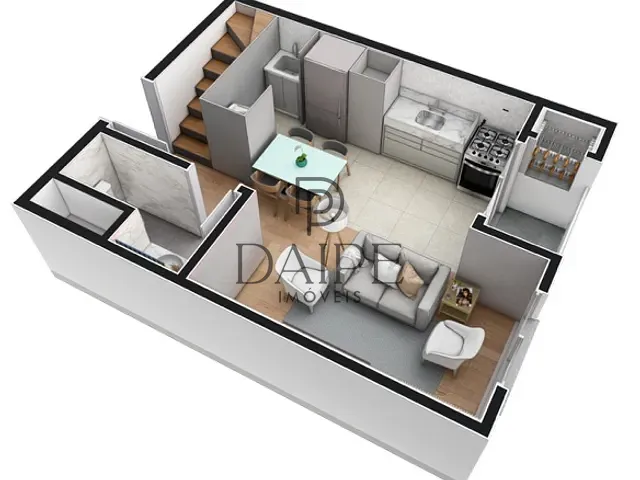 Apartamento com 75m² 2 quartos e 2 banheiros, à venda, no bairro Vale Dos Pinheiros em Gramado