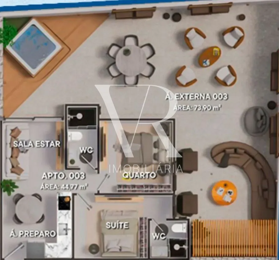 Apartamento, 2 quartos, 43 m² - Foto 16