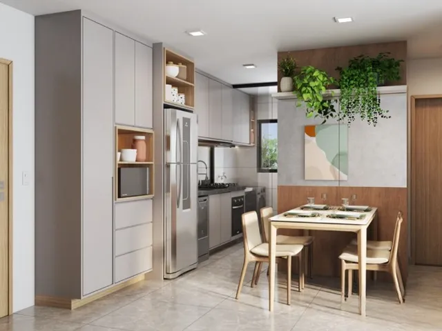 Apartamento 2 quartos e 2 banheiros, à venda, no bairro Campestre em Santo André