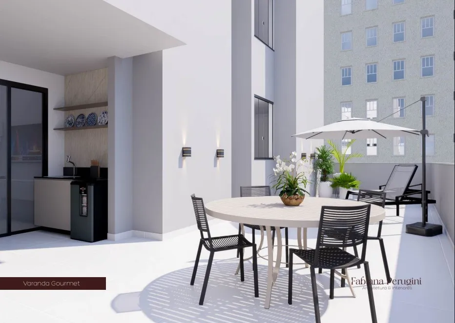 Perspectiva do Apartamento - Residencial Portal do Ipê IV – Unidades Garden com 2 quartos à venda no Vale do Ipê, Juiz de Fora, MG. | Bom Clima Imoveis Ltda
