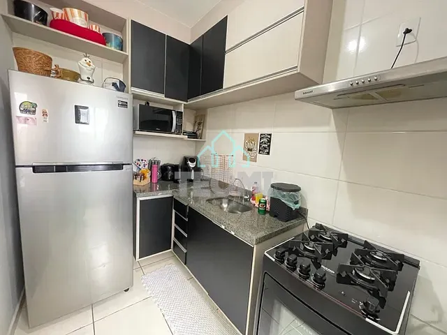 Apartamento com 54m² 2 quartos e 1 banheiro, à venda, no bairro Parque São Luís em Taubaté