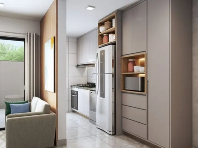 Apartamento 2 quartos e 2 banheiros, à venda, no bairro Campestre em Santo André