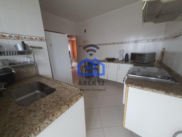 Foto do Apartamento - Apartamento para locação com uma suíte master e varanda com churrasqueira no bairro Martim de Sá em Caraguatatuba, SP | Área 12 imóveis