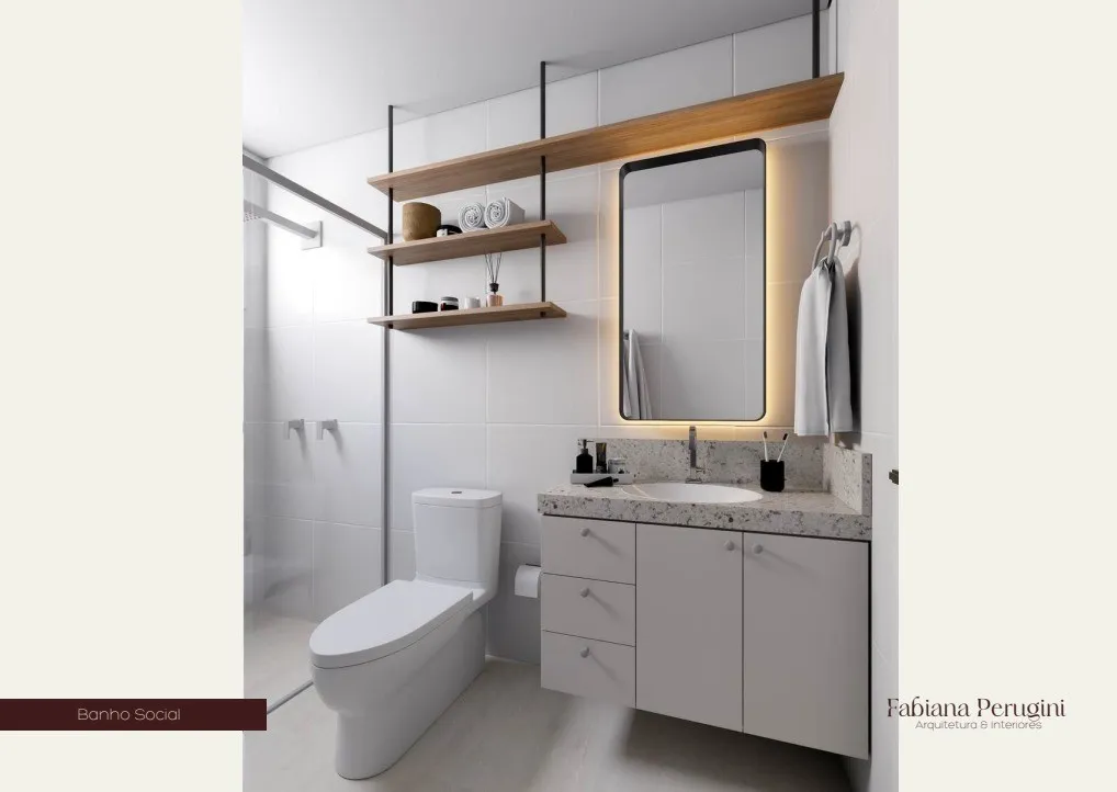Perspectiva do Apartamento - Residencial Portal do Ipê IV – Apartamentos Tipo com 2 quartos (1 suíte) à venda no Vale do Ipê, Juiz de Fora – MG | Bom Clima Imoveis Ltda