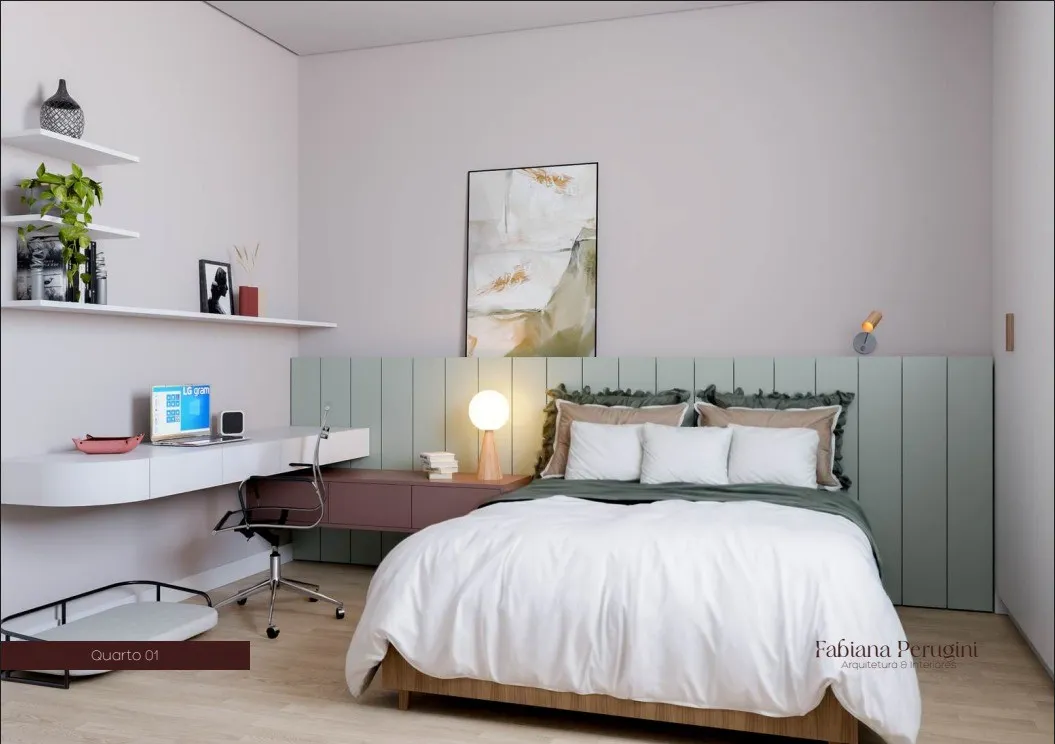 Perspectiva do Apartamento - Residencial Portal do Ipê IV – Apartamentos Tipo com 2 quartos (1 suíte) à venda no Vale do Ipê, Juiz de Fora – MG | Bom Clima Imoveis Ltda