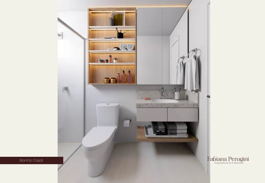 Perspectiva do Apartamento - Residencial Portal do Ipê IV – Apartamentos Tipo com 2 quartos (1 suíte) à venda no Vale do Ipê, Juiz de Fora – MG | Bom Clima Imoveis Ltda