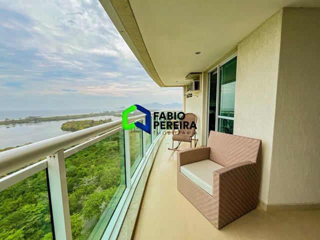 Apartamento com 123m² 3 quartos e 4 banheiros, à venda, no bairro Barra da Tijuca em Rio de Janeiro