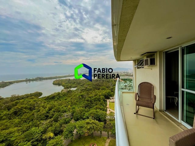 Apartamento com 123m² 3 quartos e 4 banheiros, à venda, no bairro Barra da Tijuca em Rio de Janeiro