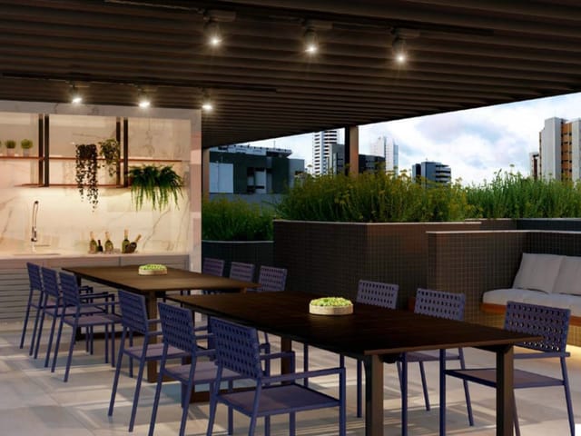 Apartamento com 76m² 2 quartos e 1 banheiro, à venda, no bairro Tambaú em João Pessoa