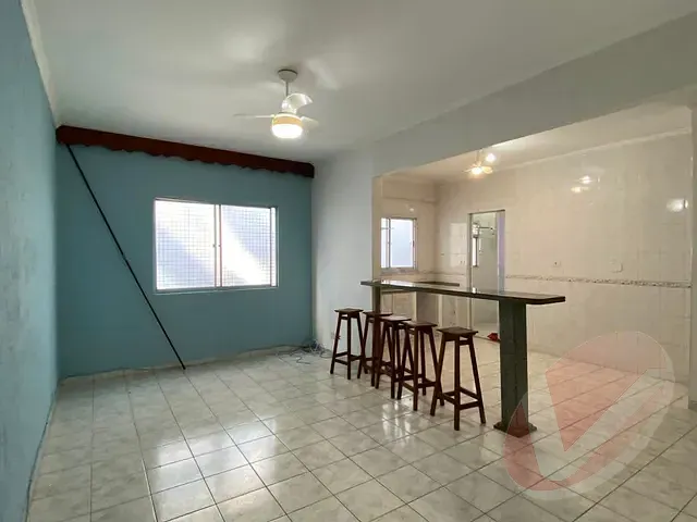 Apartamento 2 quartos e 1 banheiro, para alugar, no bairro Vila Caiçara em Praia Grande
