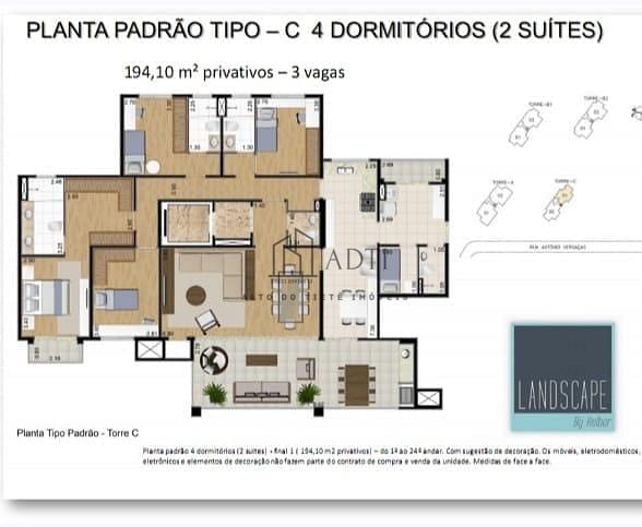 Apartamento, 4 quartos, 194 m² - Foto 32