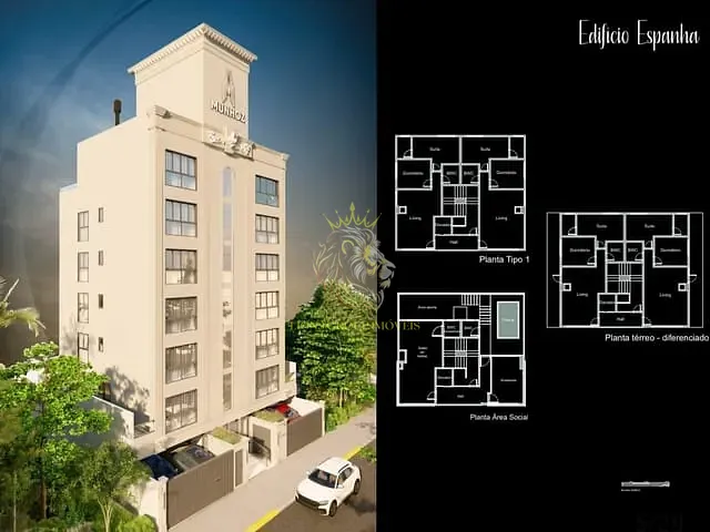 Apartamento 2 quartos e 2 banheiros, à venda, no bairro Tabuleiro em Camboriú