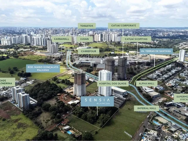 Apartamento com 10m² 2 quartos e 2 banheiros, à venda, no bairro Gleba Palhano em Londrina